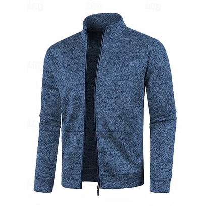 Warm Winter Jacket for Men | Funnel Neck Full Zip Cold Weather Ready