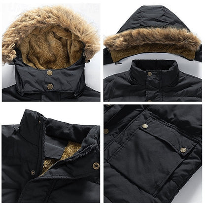 Hooded Puffer Jacket for Women | Fleece Lined Full Zip Autumn Layering