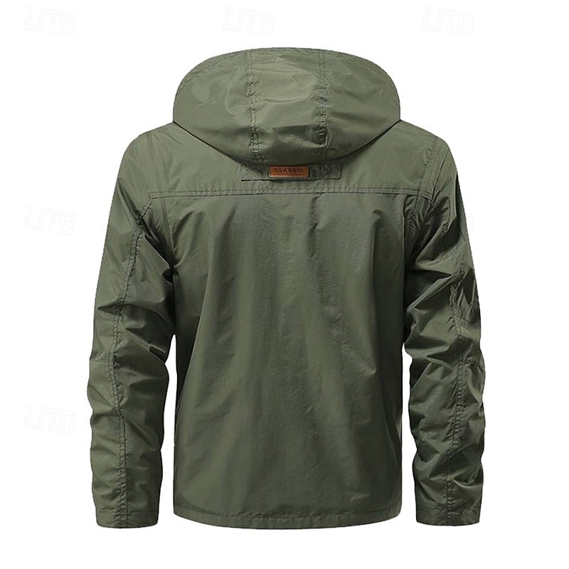Hooded Winter Jacket for Men | Windproof Cold Weather Ready