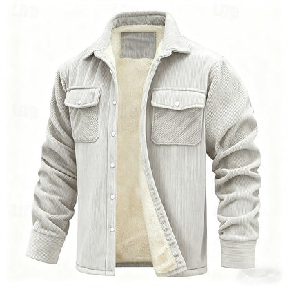 Fleece Lined Winter Jacket for Women | Ribbed Insulated Cold Weather Ready