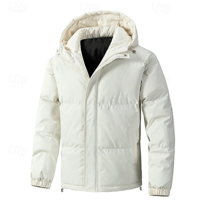 Hooded Puffer Jacket for Men | Insulated Winter Outerwear