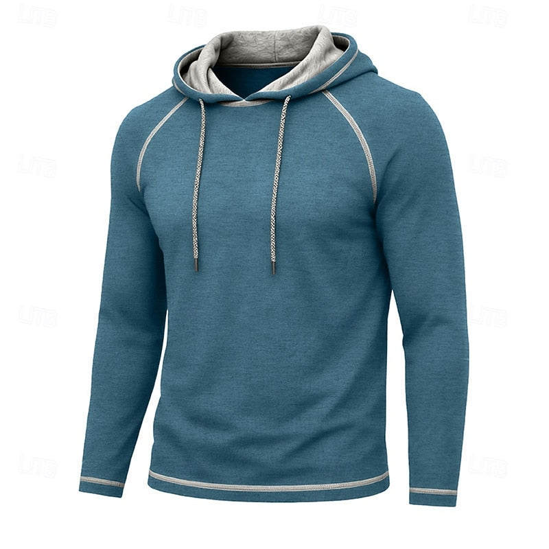 Hooded Hoodie for Men | Drawstring Cold Weather Ready