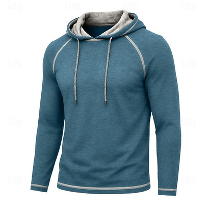 Hooded Hoodie for Men | Drawstring Cold Weather Ready