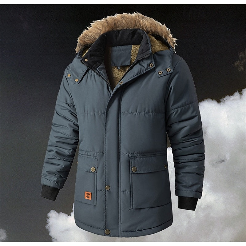 Hooded Puffer Jacket for Women | Fleece Lined Full Zip Autumn Layering