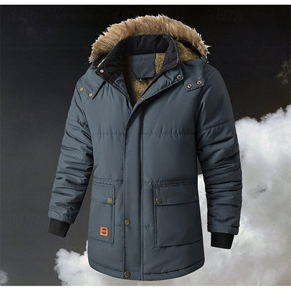 Hooded Puffer Jacket for Women | Fleece Lined Full Zip Autumn Layering