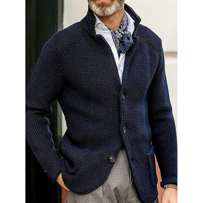 Button Front Cardigan for Men | Funnel Neck Fall & Winter 2026