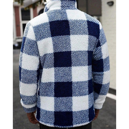 Plaid Winter Jacket for Men | Autumn Layering