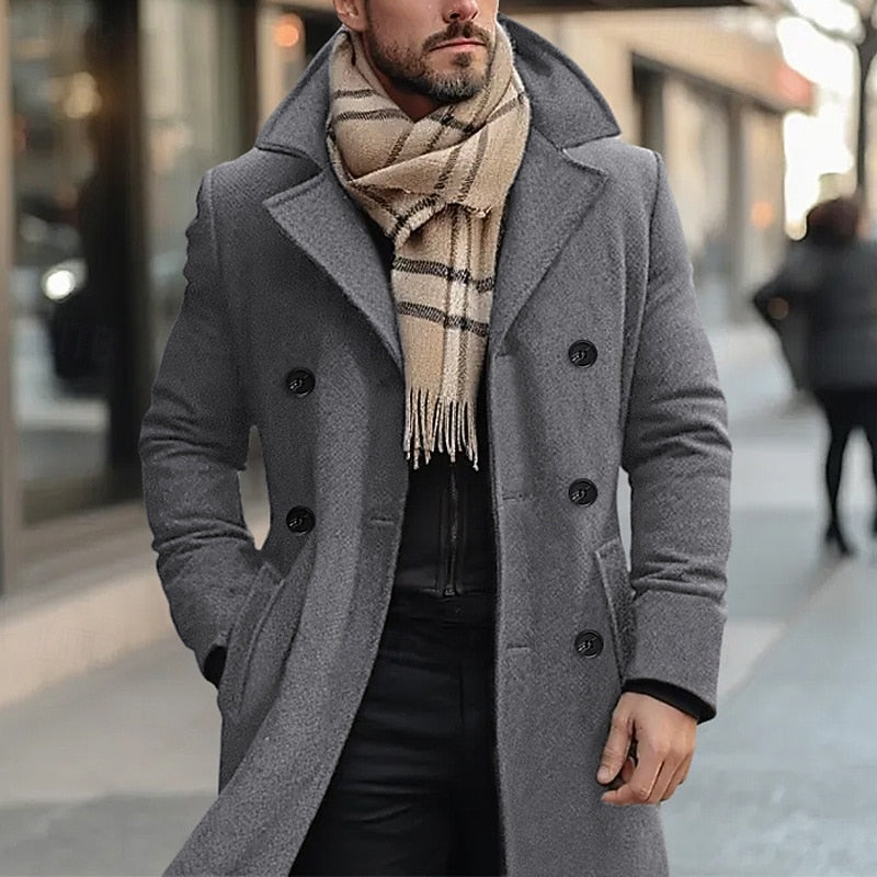 Double Breasted Winter Coat for Women | Autumn Layering