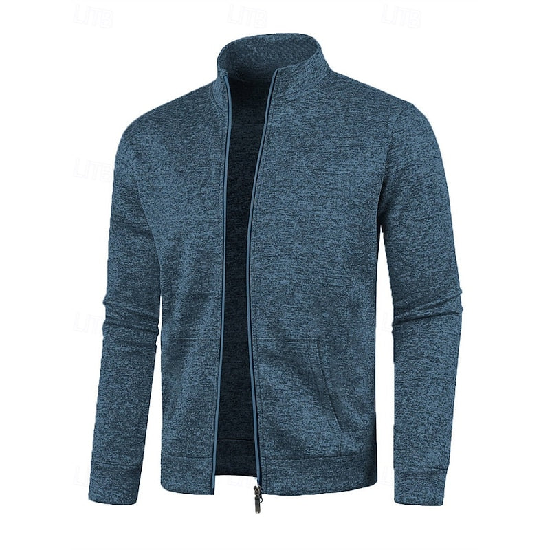 Warm Winter Jacket for Men | Funnel Neck Full Zip Cold Weather Ready