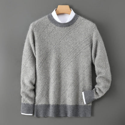 Warm Sweater for Men | Ribbed Crew Neck Fall & Winter 2026