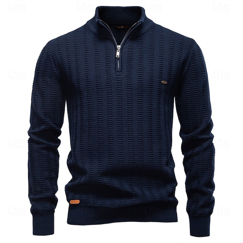 Half Zip Sweater for Men | Insulated Cosy Winter Style