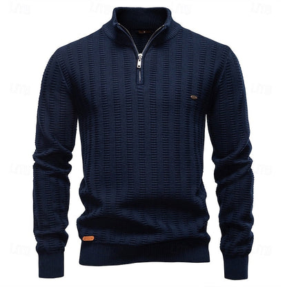 Half Zip Sweater for Men | Insulated Cosy Winter Style