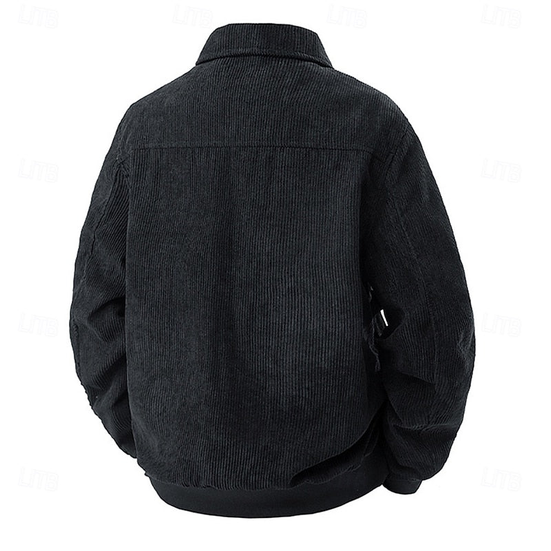 Cosy Winter Jacket for Women | Ribbed Lapel Collar Cold Weather Ready