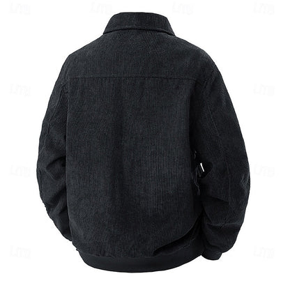 Cosy Winter Jacket for Women | Ribbed Lapel Collar Cold Weather Ready