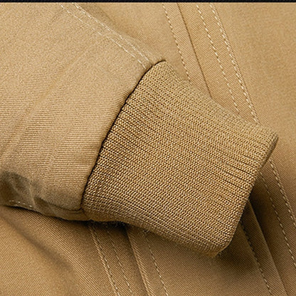 Oversized Winter Jacket for Men | Funnel Neck Full Zip Cold Weather Ready