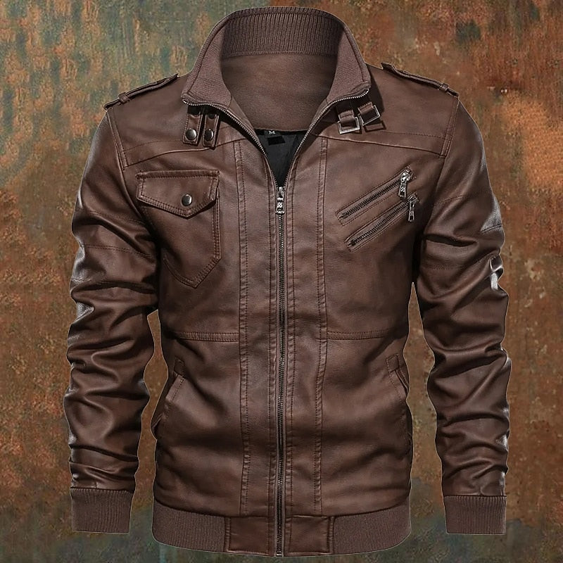 Classic Winter Jacket for Men | Ribbed Windproof Cold Weather Ready