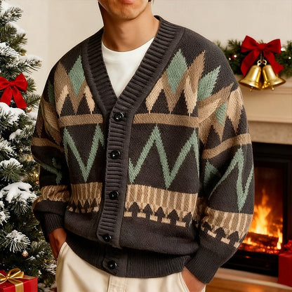 Button Front Cardigan for Men | V Neck Fall & Winter 2026