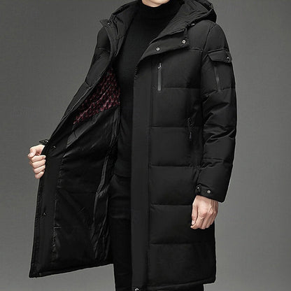 Hooded Puffer Jacket for Men | Insulated Cold Weather Ready