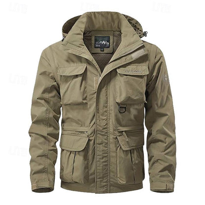 Hooded Winter Jacket for Men | Windproof Cold Weather Ready