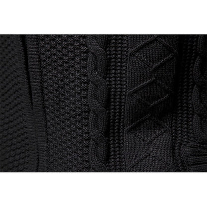 Insulated Cardigan for Men | Side Zip Funnel Neck Cosy Winter Style