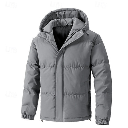 Hooded Puffer Jacket for Men | Insulated Winter Outerwear