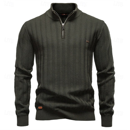 Half Zip Sweater for Men | Insulated Cosy Winter Style
