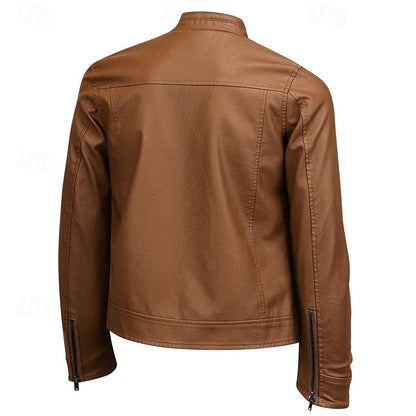 Brown Insulated Winter Jacket for Men | Autumn Layering