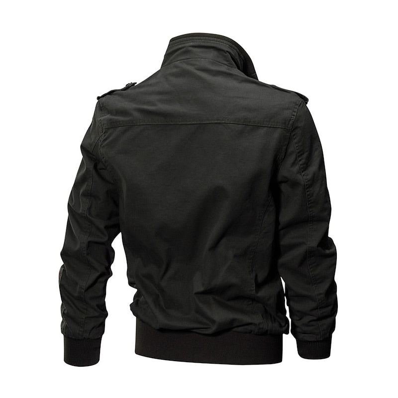 Insulated Winter Jacket for Men | Ribbed Full Zip Autumn Layering
