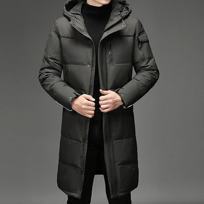 Hooded Puffer Jacket for Men | Insulated Cold Weather Ready