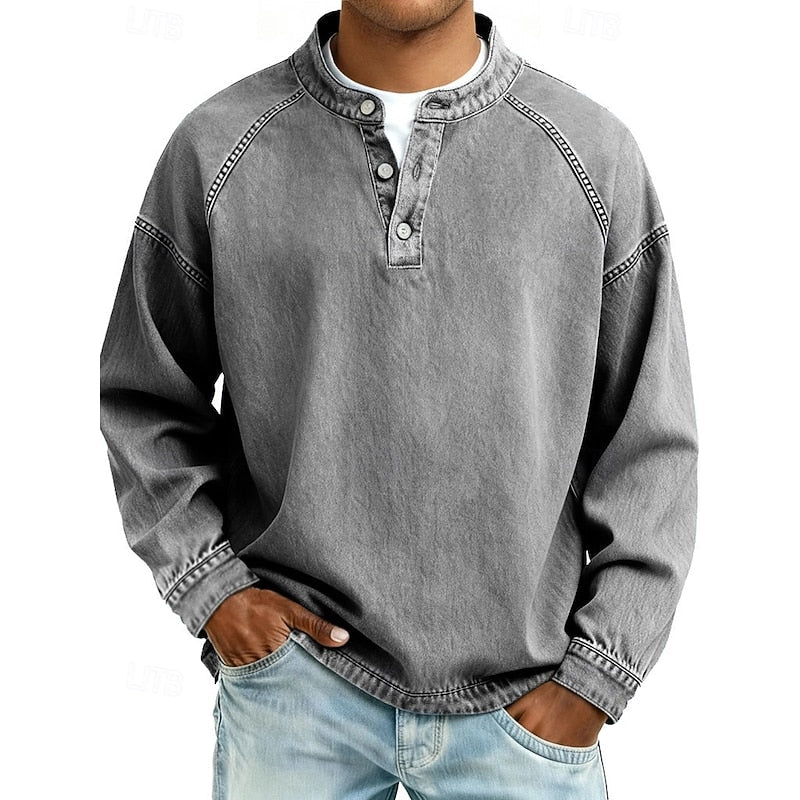 Oversized Shirt for Women | Button Front Autumn Layering