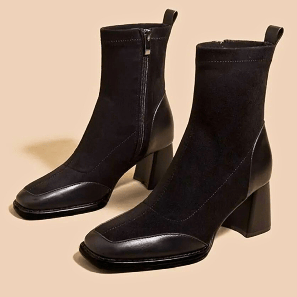 Block Heel Ankle Boots for Women | Side Zip Round Toe Fall & Winter 2026