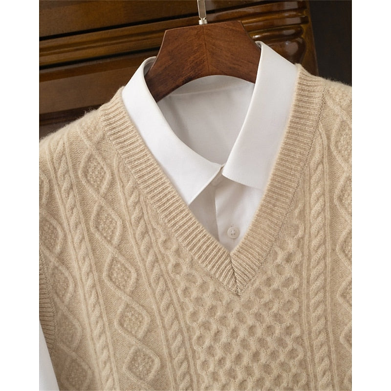 Warm Puffer Vest for Men | V Neck Fall & Winter 2026