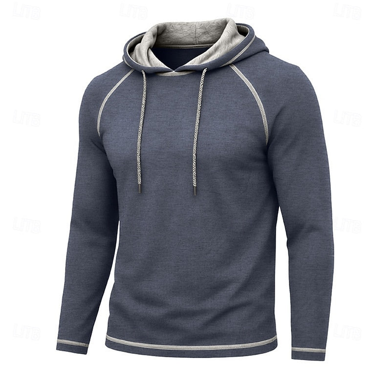 Hooded Hoodie for Men | Drawstring Cold Weather Ready