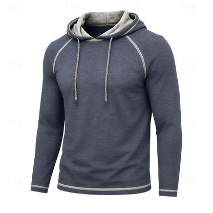 Hooded Hoodie for Men | Drawstring Cold Weather Ready