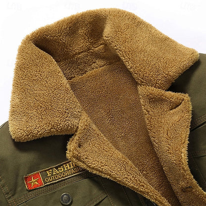 Sherpa Fleece Jacket for Men | Insulated Warm Winter Layer