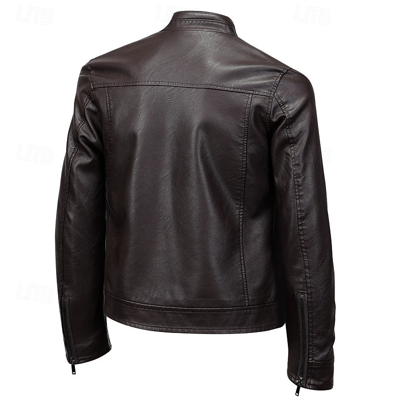 Brown Insulated Winter Jacket for Men | Autumn Layering