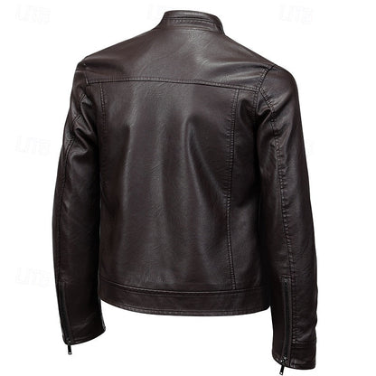 Brown Insulated Winter Jacket for Men | Autumn Layering