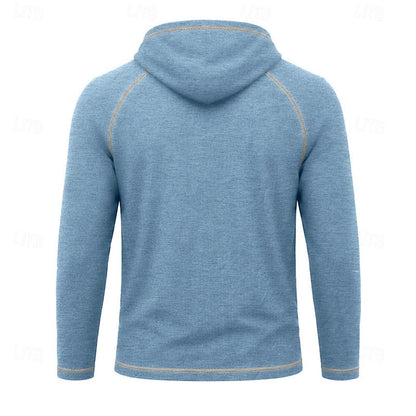 Hooded Hoodie for Men | Drawstring Cold Weather Ready