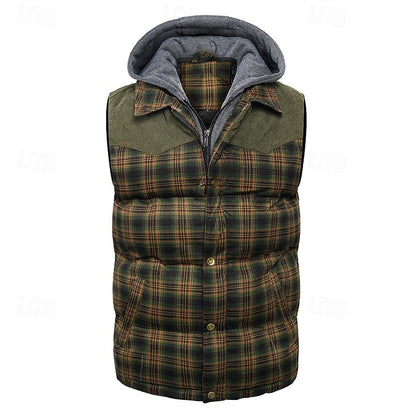 Hooded Puffer Jacket for Men | Quilted Insulated Cosy Winter Style