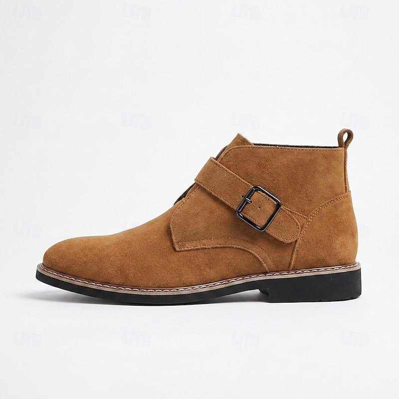 Warm Ankle Boots for Women | Buckle Strap Winter Ready Comfort