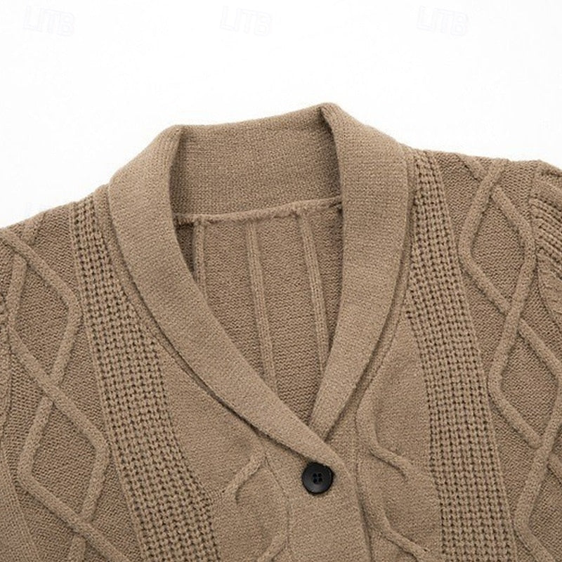 Button Front Cardigan for Men | Cosy Winter Style
