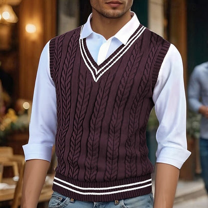Classic Puffer Vest for Men | V Neck Cold Weather Ready