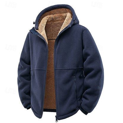 Fleece Lined Winter Jacket for Women | Hooded Full Zip Autumn Layering