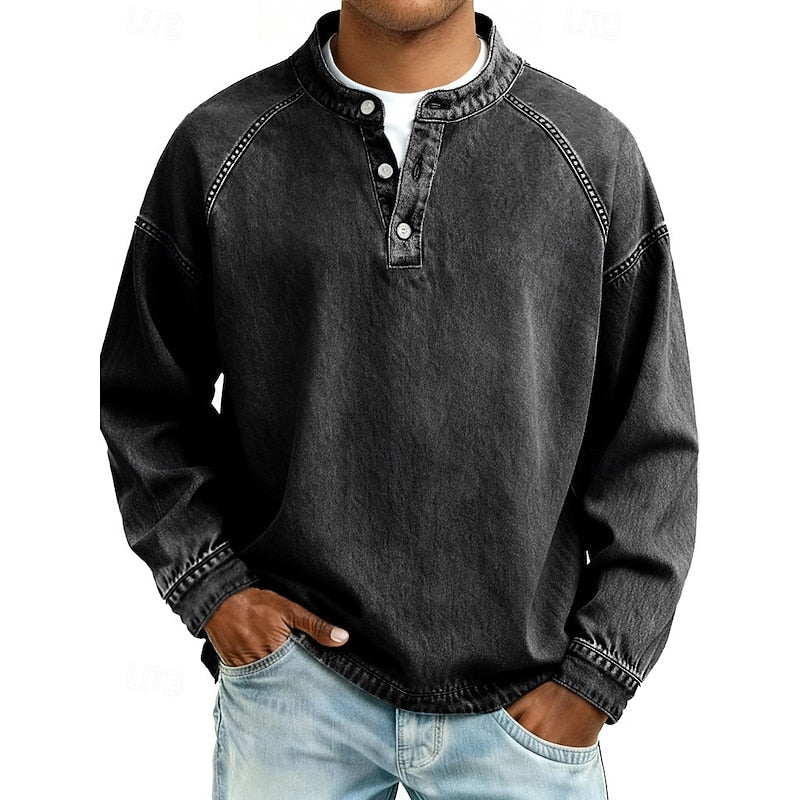 Oversized Shirt for Women | Button Front Autumn Layering