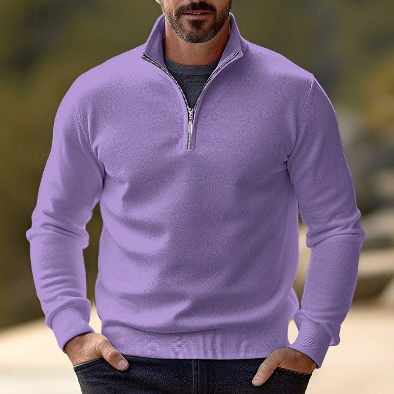 Half Zip Sweater for Women | Ribbed Funnel Neck Fall & Winter 2026