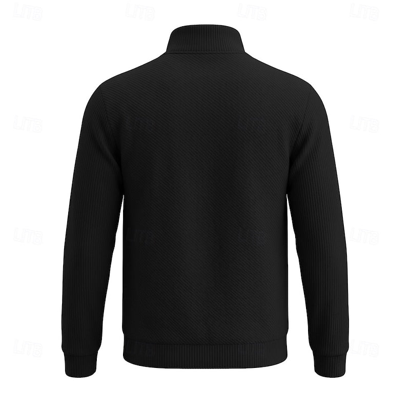 Half Zip Sweater for Men | Ribbed Fall & Winter 2026