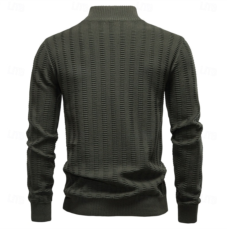 Half Zip Sweater for Men | Insulated Cosy Winter Style