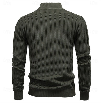 Half Zip Sweater for Men | Insulated Cosy Winter Style