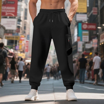 Oversized Joggers for Men | Drawstring Ribbed Autumn Layering