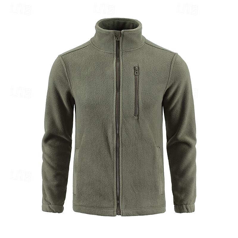 Cosy Winter Jacket for Men | Funnel Neck Full Zip Autumn Layering